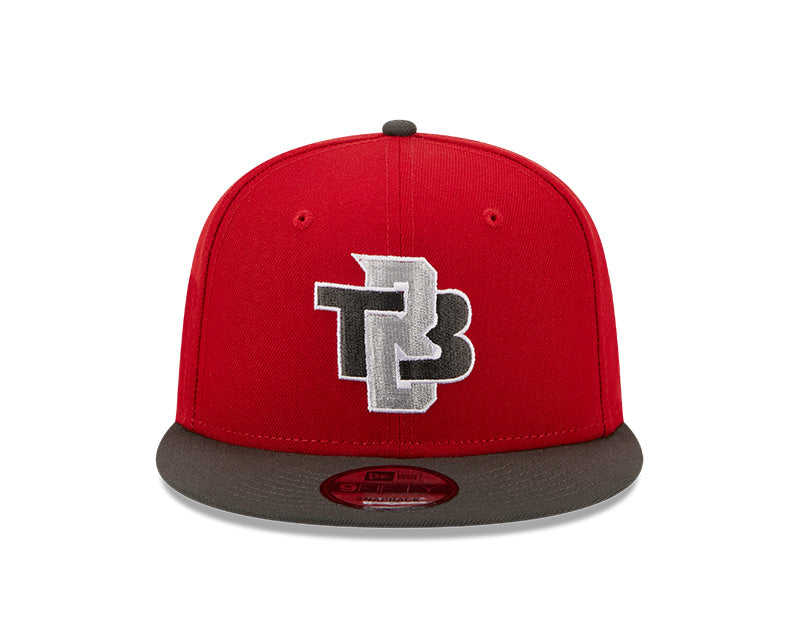 Tampa Bay Buccaneers New Era CITY ORIGINALS 9Fifty Snapback Hat - Red/Pewter