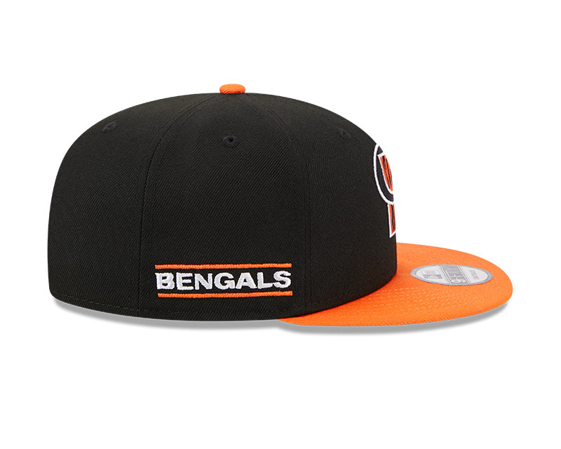 Cincinnati Bengals New Era CITY ORIGINALS 9Fifty Snapback Hat - Black/Orange