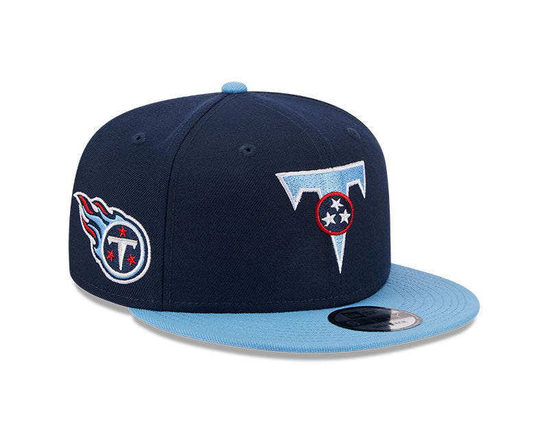 Tennessee Titans New Era CITY ORIGINALS 9Fifty Snapback Hat - Navy/Sky