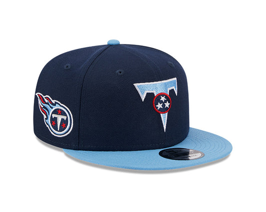 Tennessee Titans New Era CITY ORIGINALS 9Fifty Snapback Hat - Navy/Sky