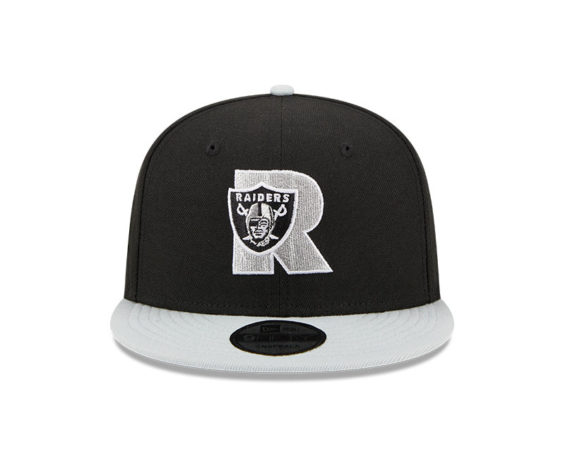 Las Vegas Raiders New Era CITY ORIGINALS 9Fifty Snapback Hat - Black/Gray