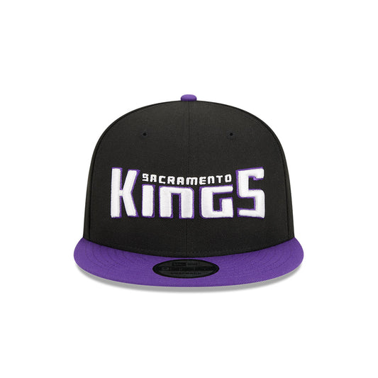 Sacramento Kings New Era Jersey Hook Statement Edition 9FIFTY Snapback Hat - Black/Purple
