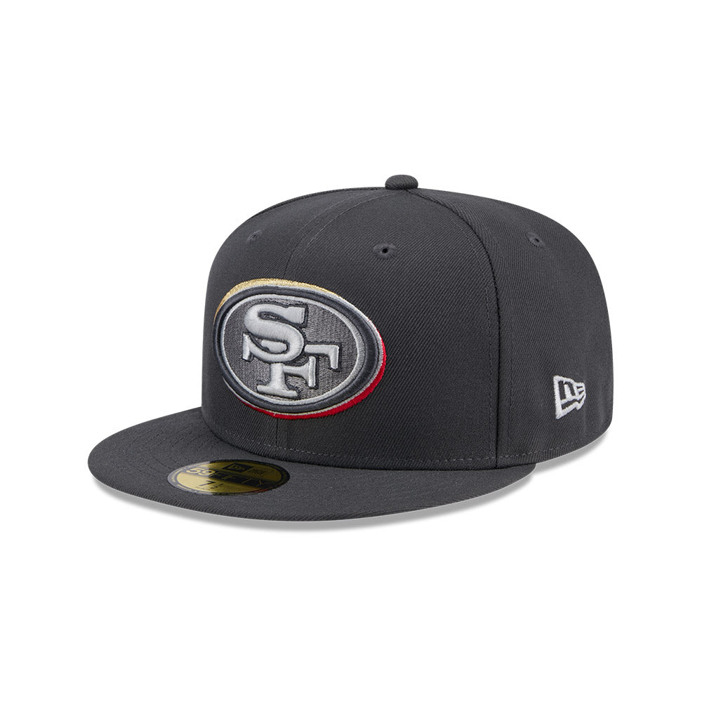 San Francisco 49ers New Era 2024 NFL Draft On-Stage 59FIFTY Fitted Hat - Graphite