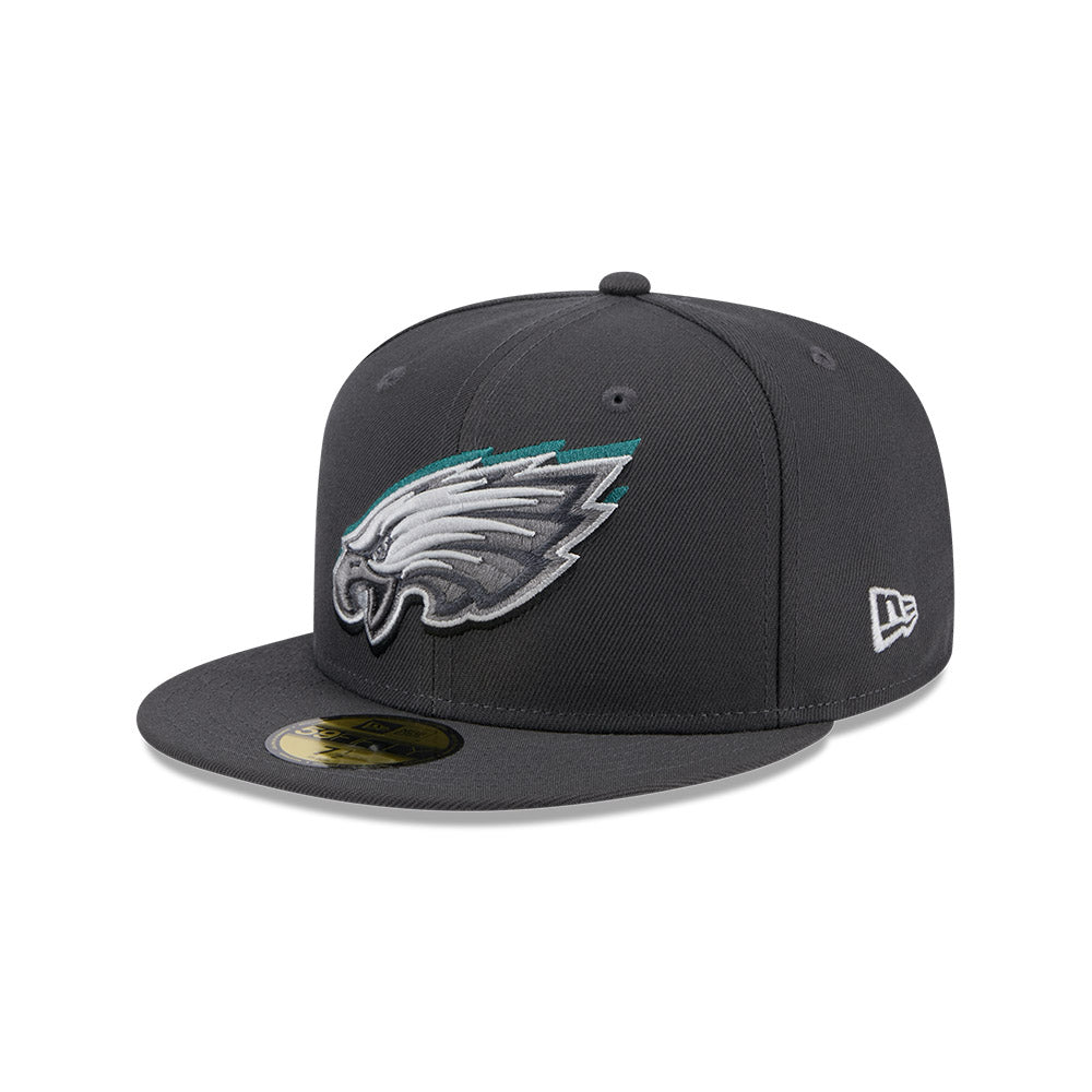 Philadelphia Eagles New Era 2024 NFL Draft On-Stage 59FIFTY Fitted Hat - Graphite