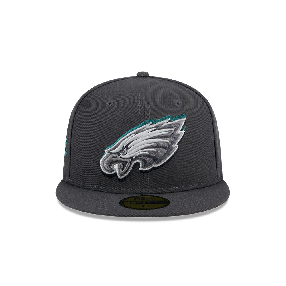 Philadelphia Eagles New Era 2024 NFL Draft On-Stage 59FIFTY Fitted Hat - Graphite
