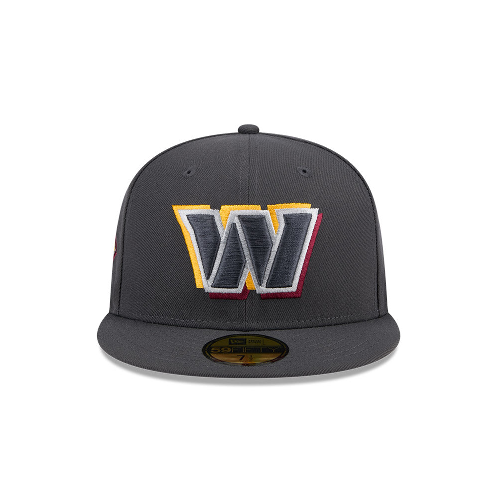 Washington Commanders New Era 2024 NFL Draft On-Stage 59FIFTY Fitted Hat - Graphite