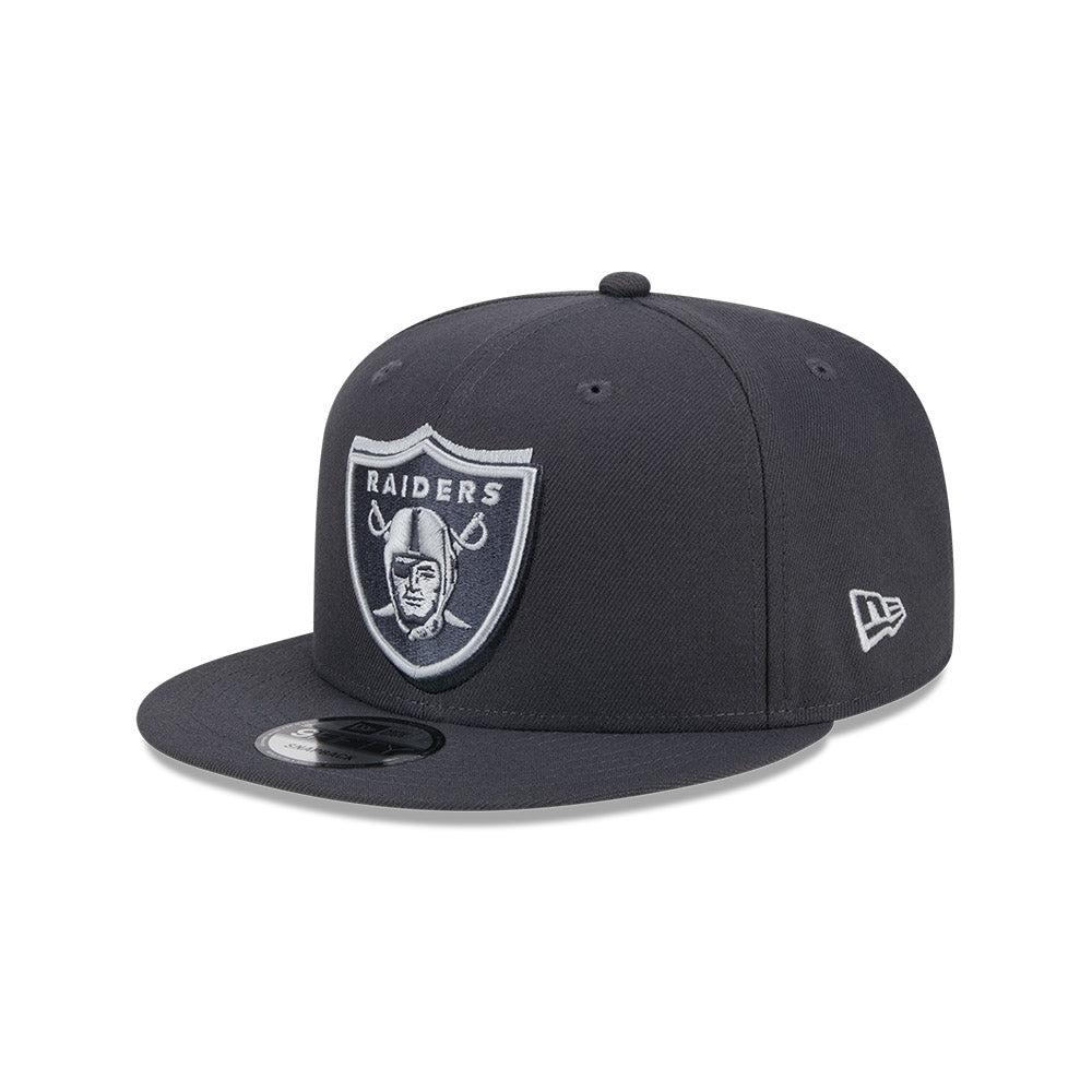 Las Vegas Raiders New Era 2024 NFL Draft 9FIFTY Snapback Hat - Graphite