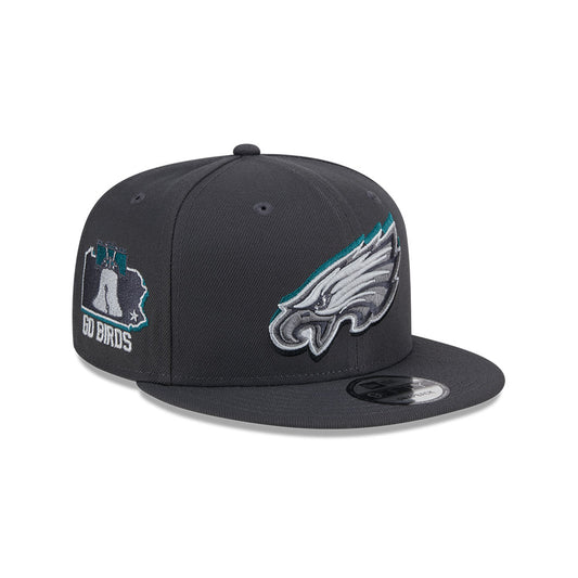 Philadelphia Eagles New Era 2024 NFL Draft 9FIFTY Snapback Hat - Graphite