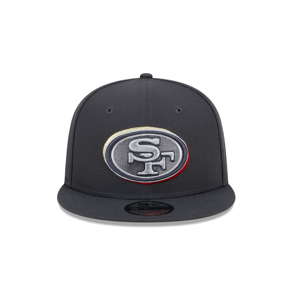 San Francisco 49ers New Era 2024 NFL Draft 9FIFTY Snapback Hat - Graphite