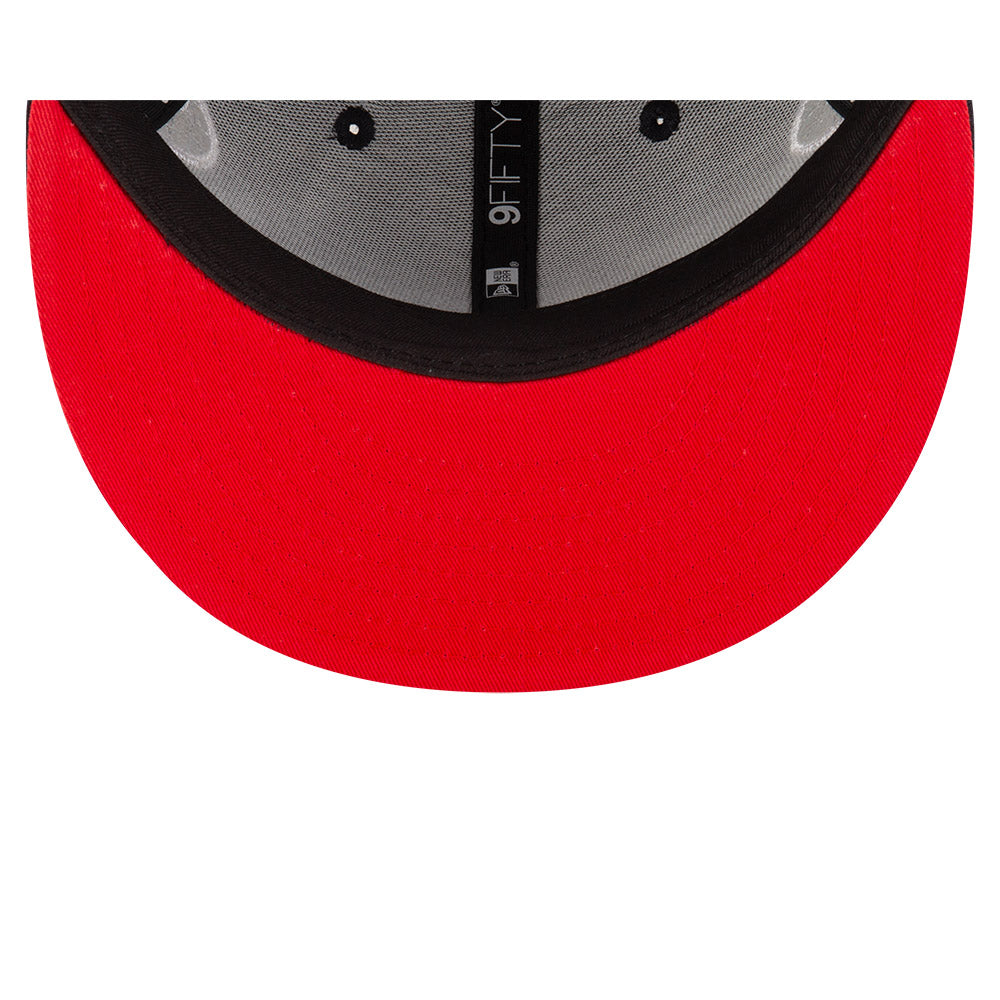 Houston Texans New Era HELMET 9Fifty Snapback Hat - Navy/Red