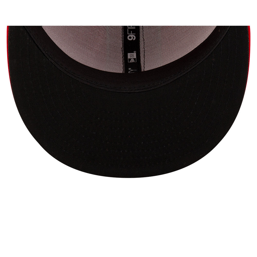 Atlanta Falcons New Era THROWBACK HELMET 9Fifty Snapback Hat - Red/Black