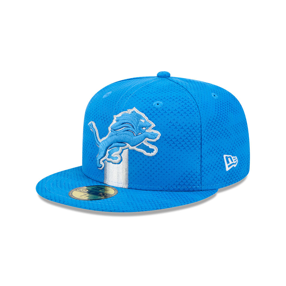 Detroit Lions New Era 2024 Sideline 59FIFTY Fitted Hat - Light Blue