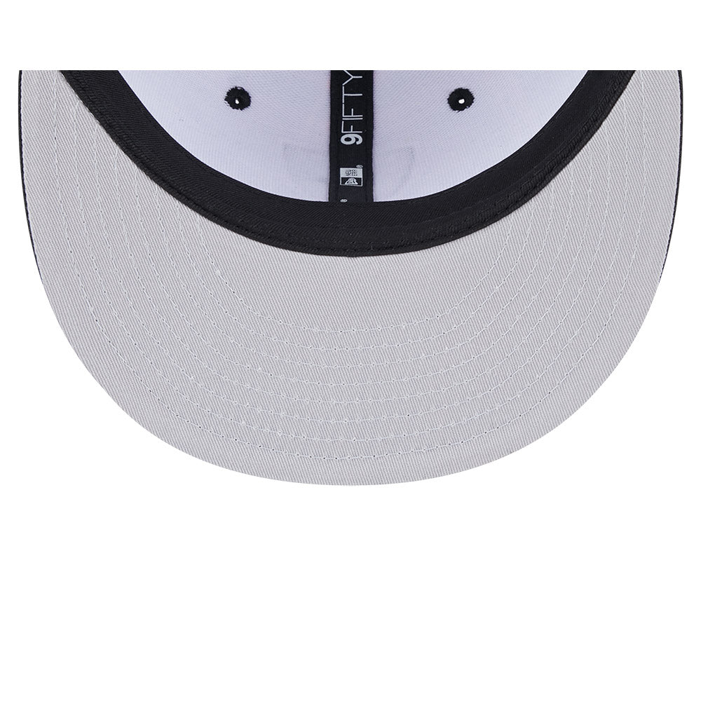 Las Vegas Raiders New Era 2024 NFL Crucial Catch Plaid 9Fifty Snapback Hat - Black/Pink