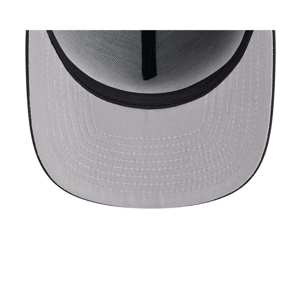 New York Yankeess New Era A-FRAME 9Fifty Snapback MLB Hat - Black on Black