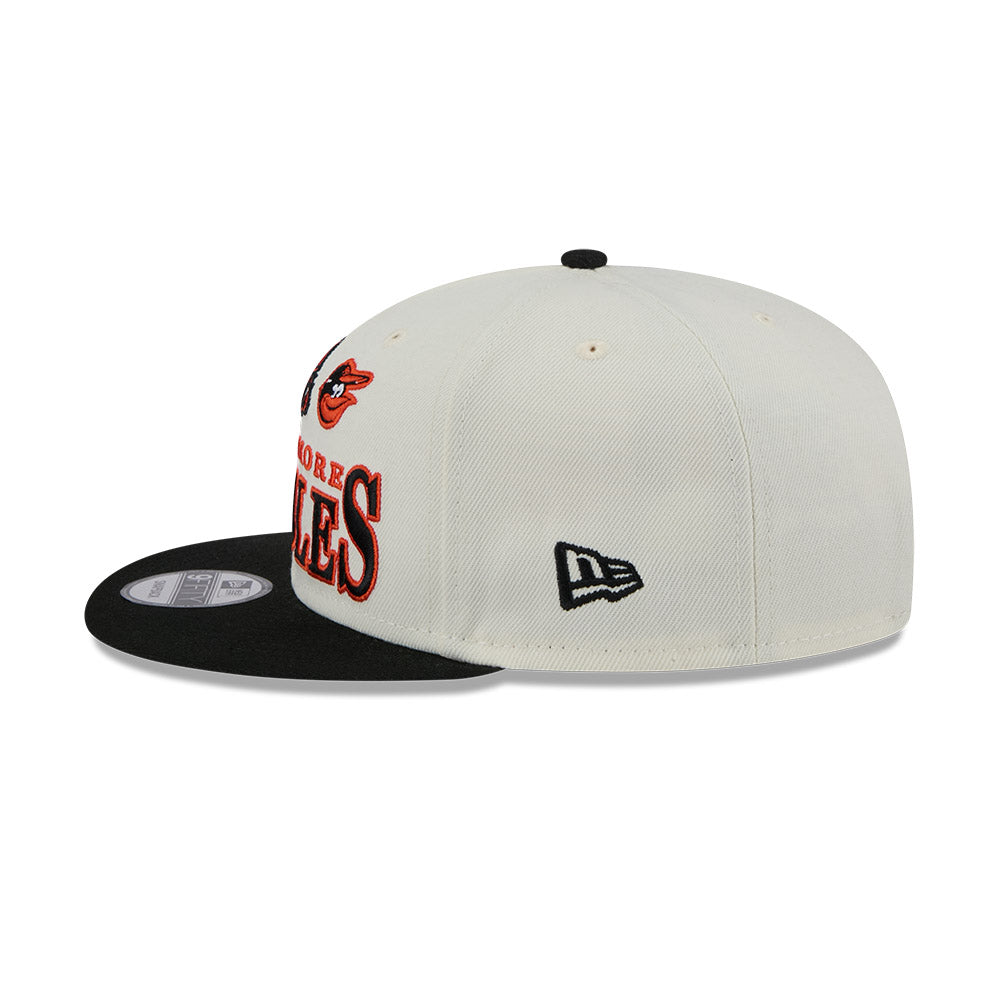 Balitmore Orioles New Era ARCHIVE 9Fifty Snapback Hat - Chrome/Black