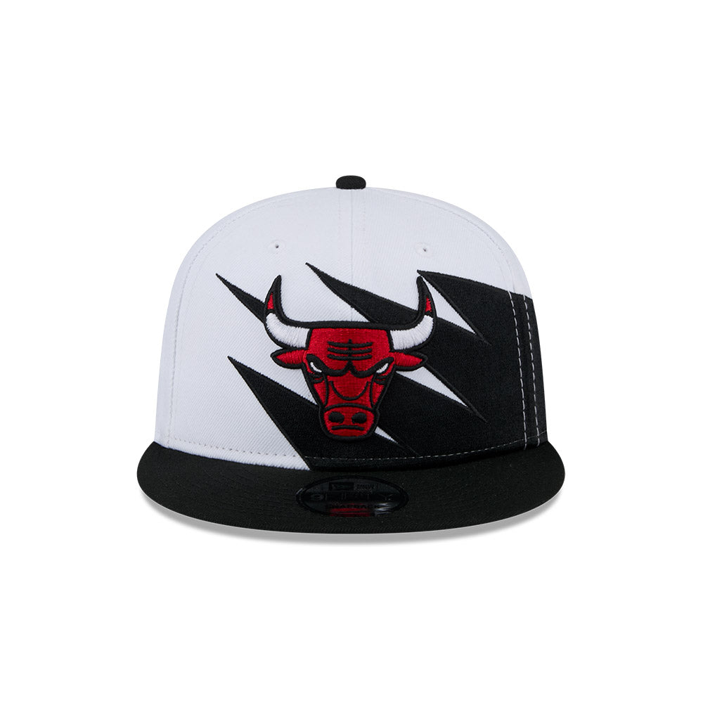 Chicago Bulls New Era JAGGED 9Fifty Snapback Hat - Black/Red
