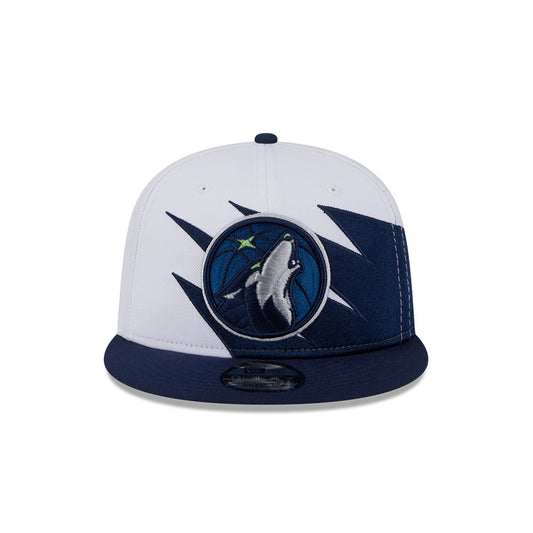 Minnesota Timberwolves New Era JAGGED 9Fifty Snapback Hat = Navy/Midnight Blue