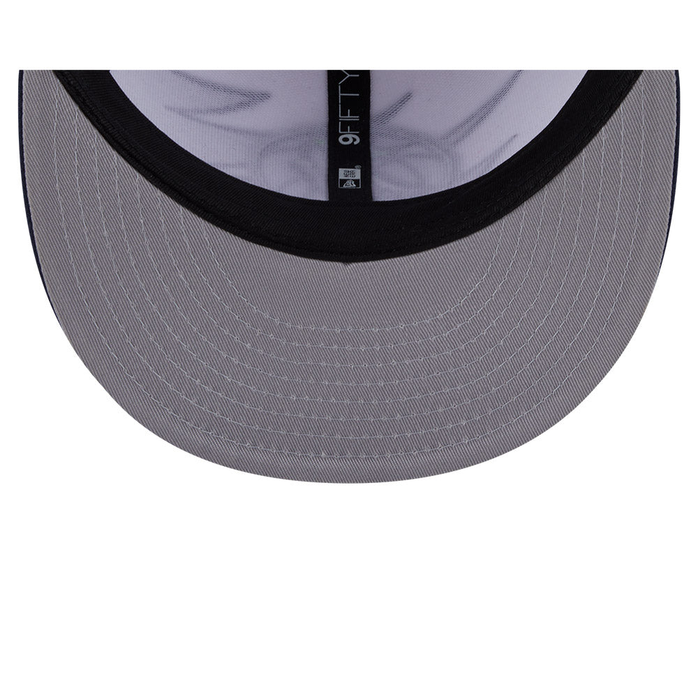 Minnesota Timberwolves New Era JAGGED 9Fifty Snapback Hat = Navy/Midnight Blue