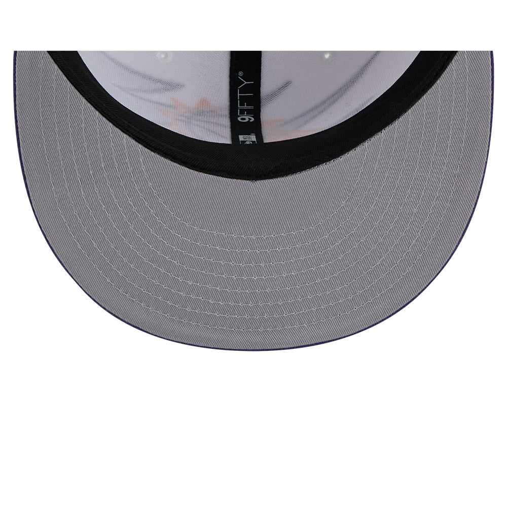 Phoenix Suns New Era JAGGED 9Fifty Snapback Hat = Purple/Orange