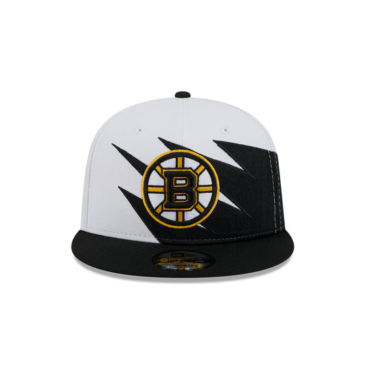 Boston Bruins New Era JAGGED 9Fifty Snapback Hat = Black/Yellow