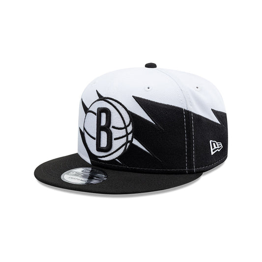 Brooklyn Nets New Era JAGGED 9Fifty Snapback Hat = Black