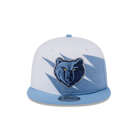Memphis Grizzlies New Era JAGGED 9Fifty Snapback Hat = Memphis Blue/Navy