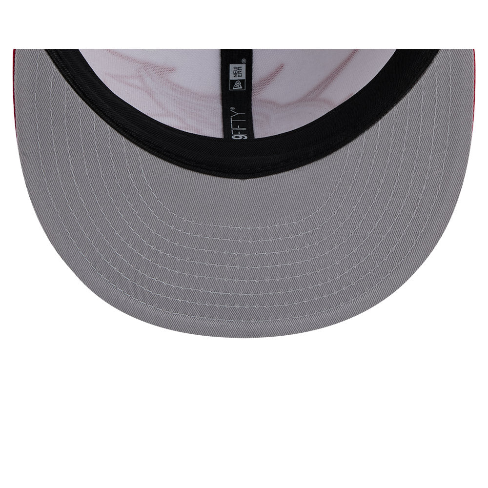 Detroit Red Wings New Era JAGGED 9Fifty Snapback Hat = Red