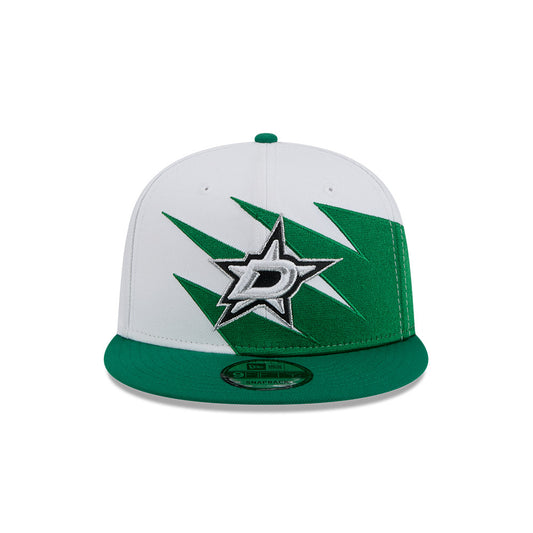 Dallas Stars New Era JAGGED 9Fifty Snapback Hat = Green
