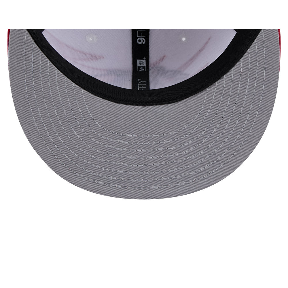 Chicago Blackhawks New Era JAGGED 9Fifty Snapback Hat = Red