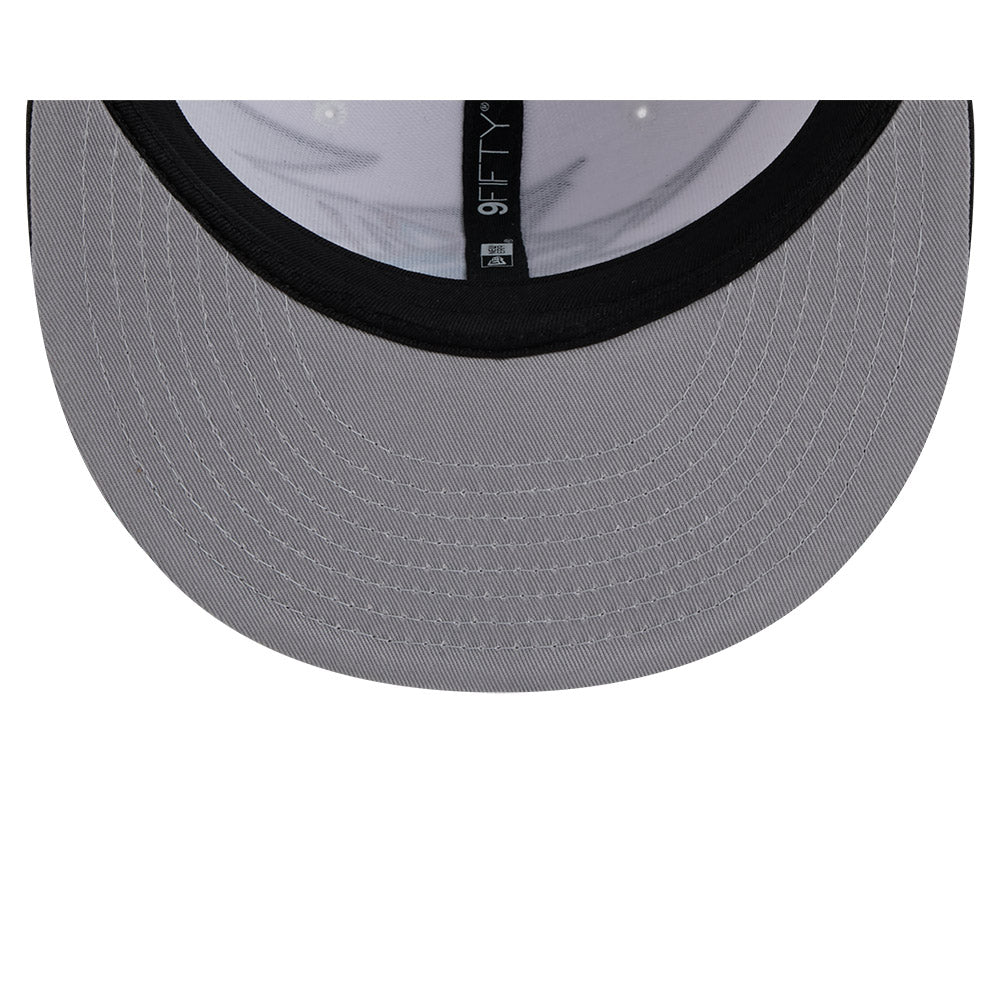 San Jose Sharks New Era JAGGED 9Fifty Snapback Hat = Black/Teal