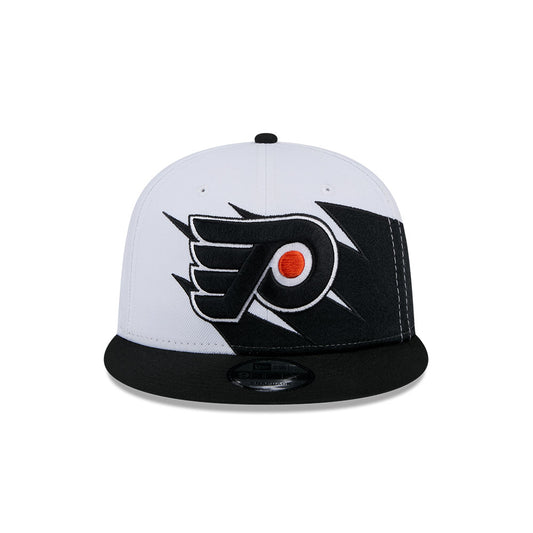 Philadelphia Flyers New Era JAGGED 9Fifty Snapback Hat = Black/Orange