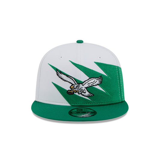 Philadelphia Eagles New Era JAGGED 9Fifty Snapback Hat = Kelly Green