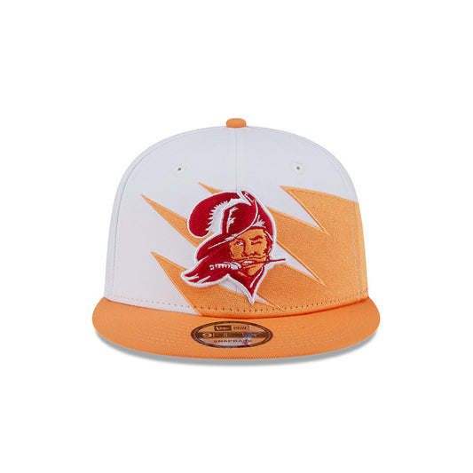 Tampa Bay Buccaneers New Era JAGGED 9Fifty Snapback Hat = Orange/Red
