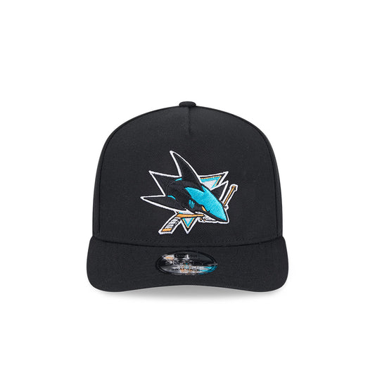 San Jose Sharks New Era 9Fifty A-FRAME Snapback Hat - Black