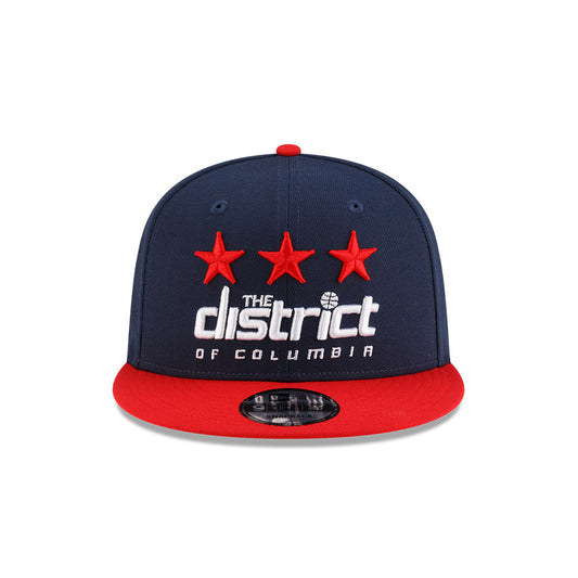 Washington Wizards New Era Jersey Hook Statement Edition 9FIFTY Snapback Hat - Navy/Red