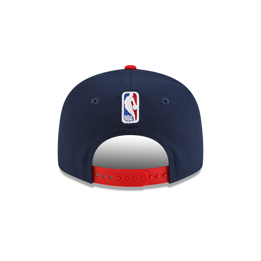 Washington Wizards New Era Jersey Hook Statement Edition 9FIFTY Snapback Hat - Navy/Red