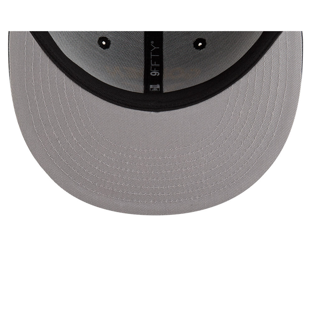 Golden State Warriors New Era Jersey Hook Statement Edition 9FIFTY Snapback Hat - Black