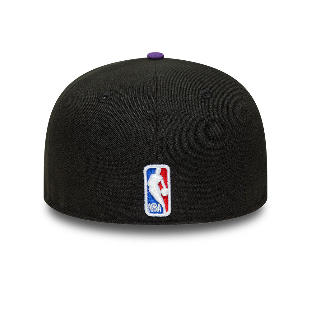 Sacramento Kings New Era Jersey Hook Statement Edition 59Fifty Fitted Hat - Black/Purple