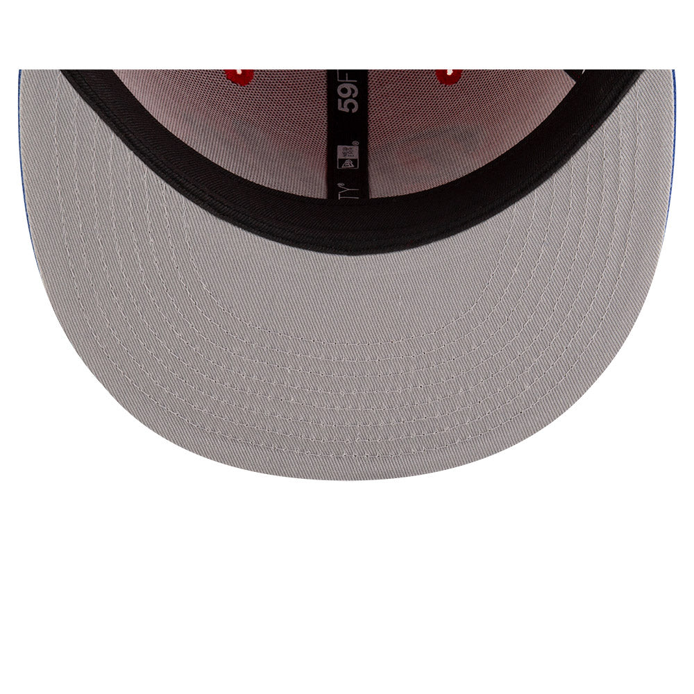 Philadelphia 76ers New Era Jersey Hook Statement Edition 59Fifty Fitted Hat - Red/Blue