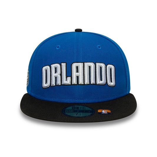 Orlando Magic New Era Jersey Hook Statement Edition 59Fifty Fitted Hat - Royal/Black