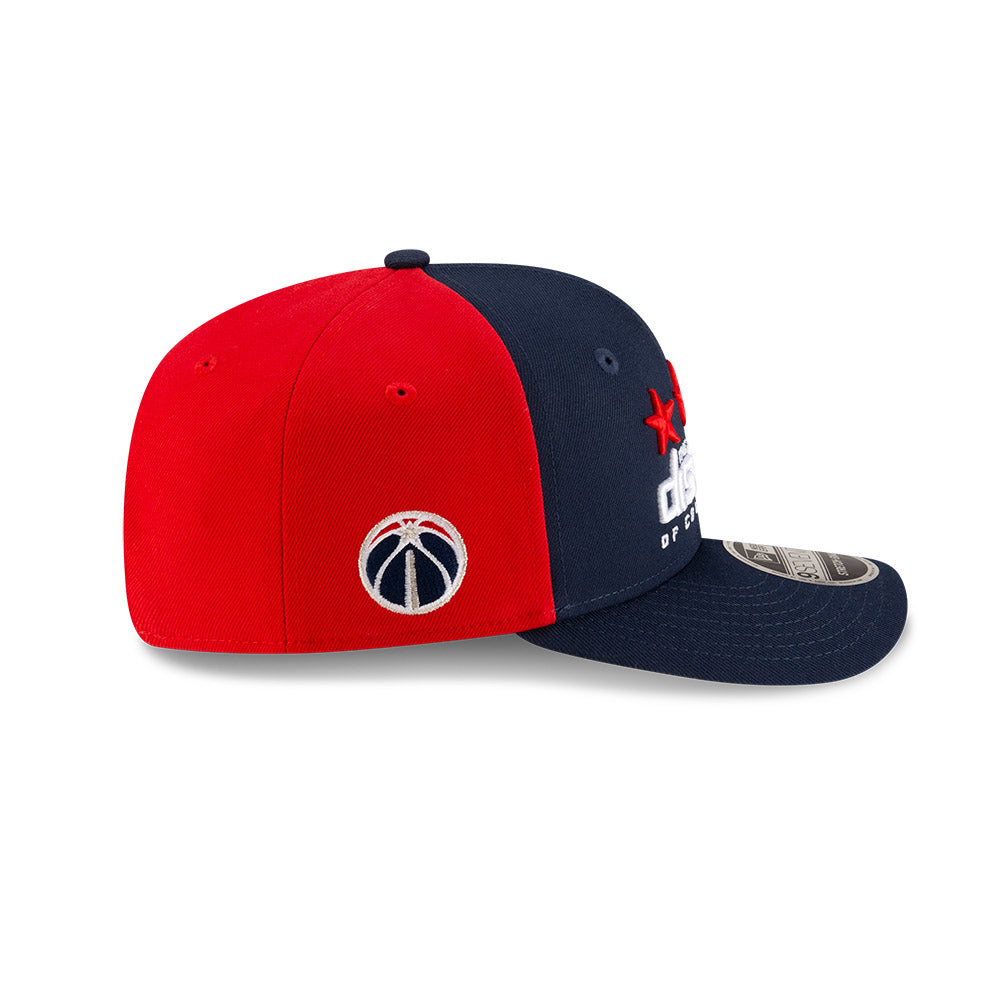 Washington Wizards New Era Jersey Hook Statement Edition 9SEVENTY Stretch Snapback Hat - Navy/Red