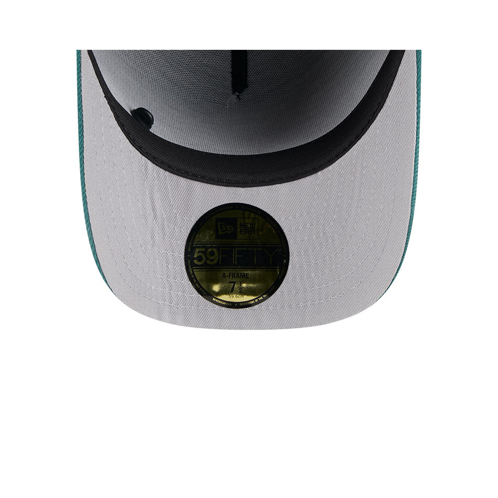 Philadelphia Eagles New Era 2025 NFL Draft On Stage A-Frame 59FIFTY Fitted Hat - Black/Green