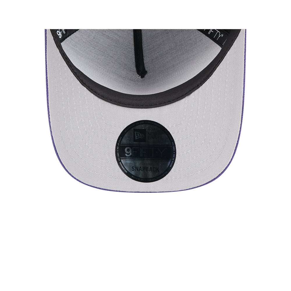 Baltimore Ravens New Era 2025 NFL Draft A-Frame 9FIFTY Snapback Hat - Black/Purple