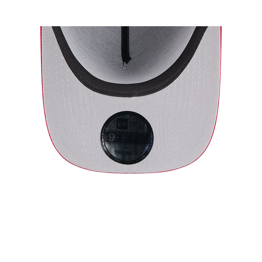 San Francisco 49ers New Era 2025 NFL Draft A-Frame 9FIFTY Snapback Hat - Black/Red