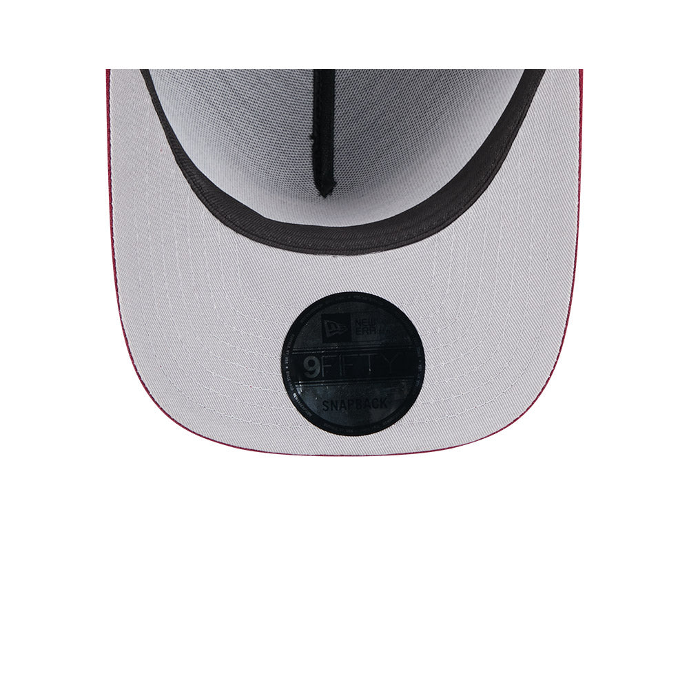 Washington Commanders New Era 2025 NFL Draft A-Frame 9FIFTY Snapback Hat - Black/Burgundy