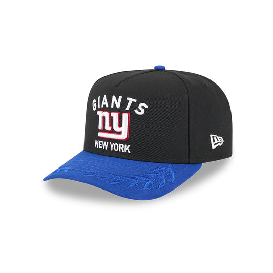 New York Giants New Era 2025 NFL Draft A-Frame 9FIFTY Snapback Hat - Black/Royal