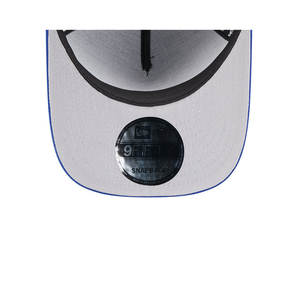 New York Giants New Era 2025 NFL Draft A-Frame 9FIFTY Snapback Hat - Black/Royal