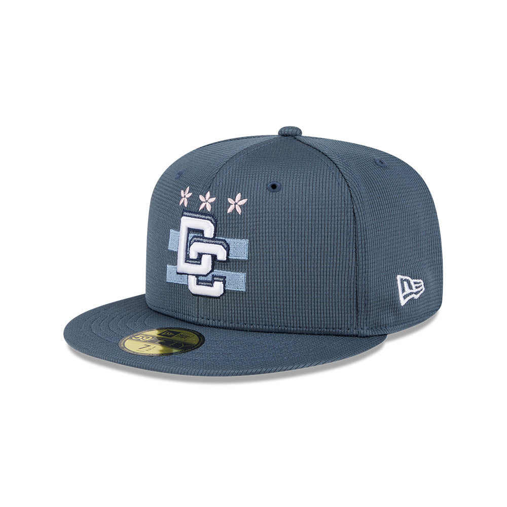 Washington Nationals New Era 2025 City Connect Batting Practice 59FIFTY Fitted Hat - Blue