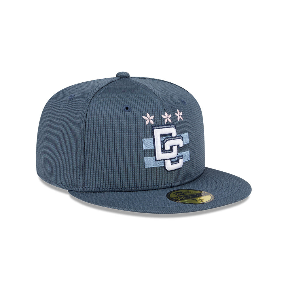 Washington Nationals New Era 2025 City Connect Batting Practice 59FIFTY Fitted Hat - Blue