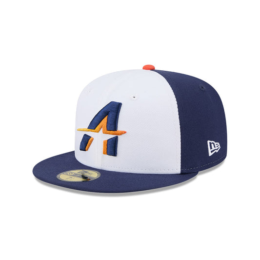 Houston Astros New Era 2025 City Connect 59FIFTY Fitted Hat - White/Navy